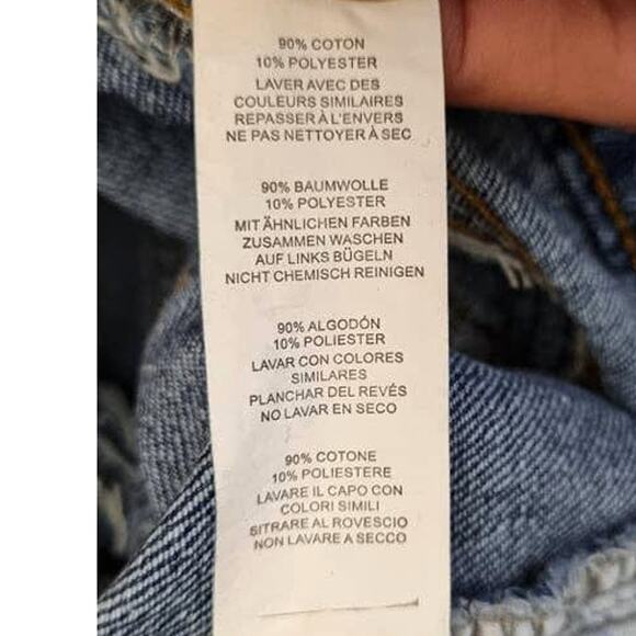 PrettyLittleThing Ripped Distressed Super Hi-Rise Shorts Size 4 - Picture 6 of 7